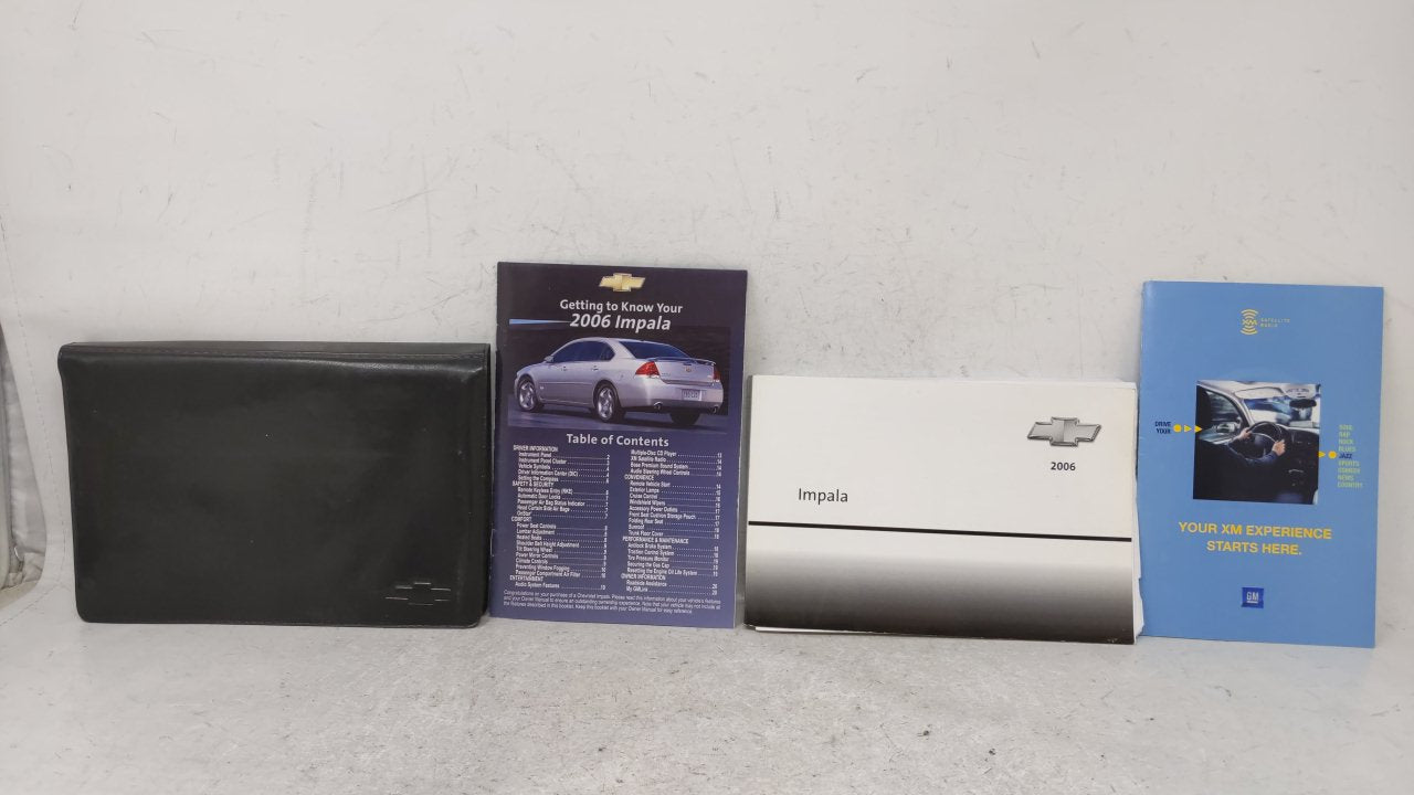 2006 Chevrolet Impala Owners Manual Book Guide OEM Used Auto Parts - Oemusedautoparts1.com