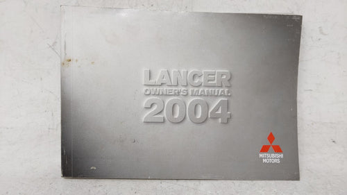2004 Mitsubishi Lancer Owners Manual Book Guide OEM Used Auto Parts