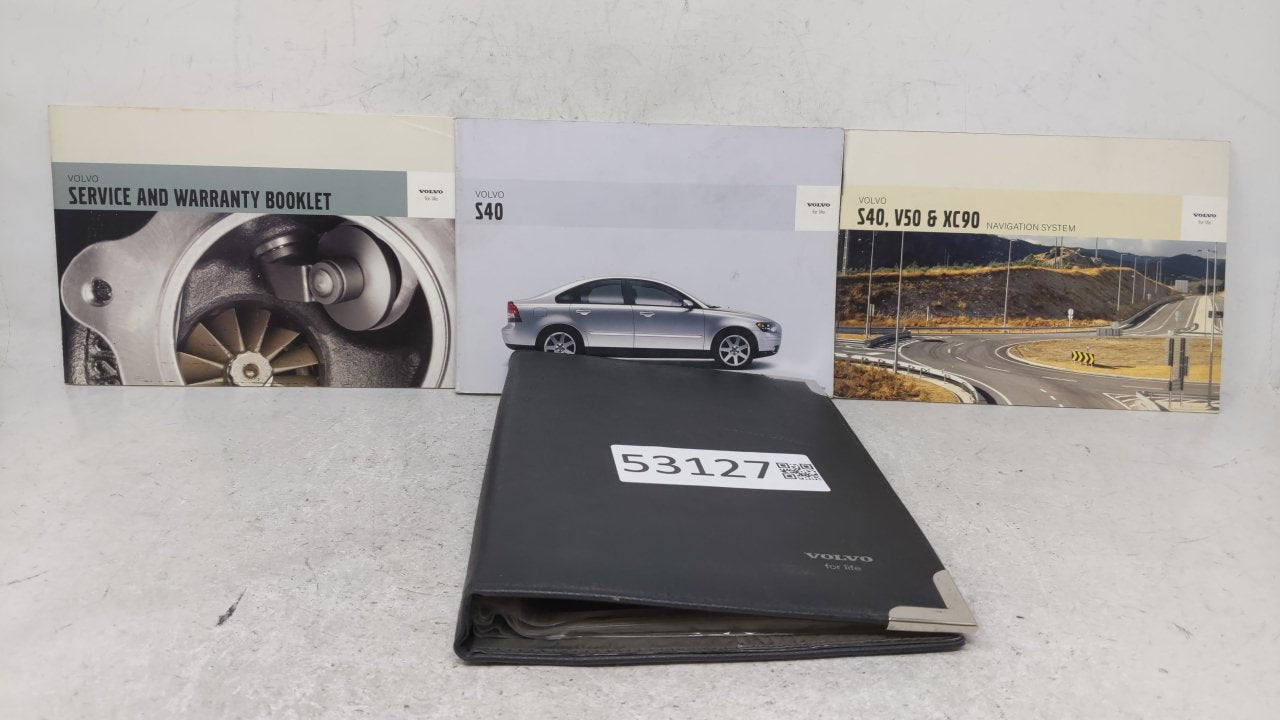 2008 Volvo S40 Owners Manual Book Guide OEM Used Auto Parts - Oemusedautoparts1.com