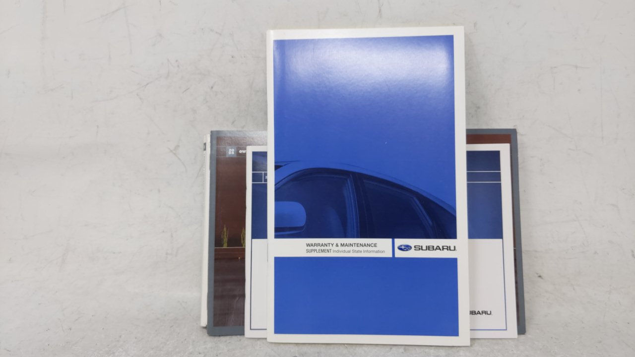 2008 Subaru Legacy Owners Manual Book Guide OEM Used Auto Parts - Oemusedautoparts1.com