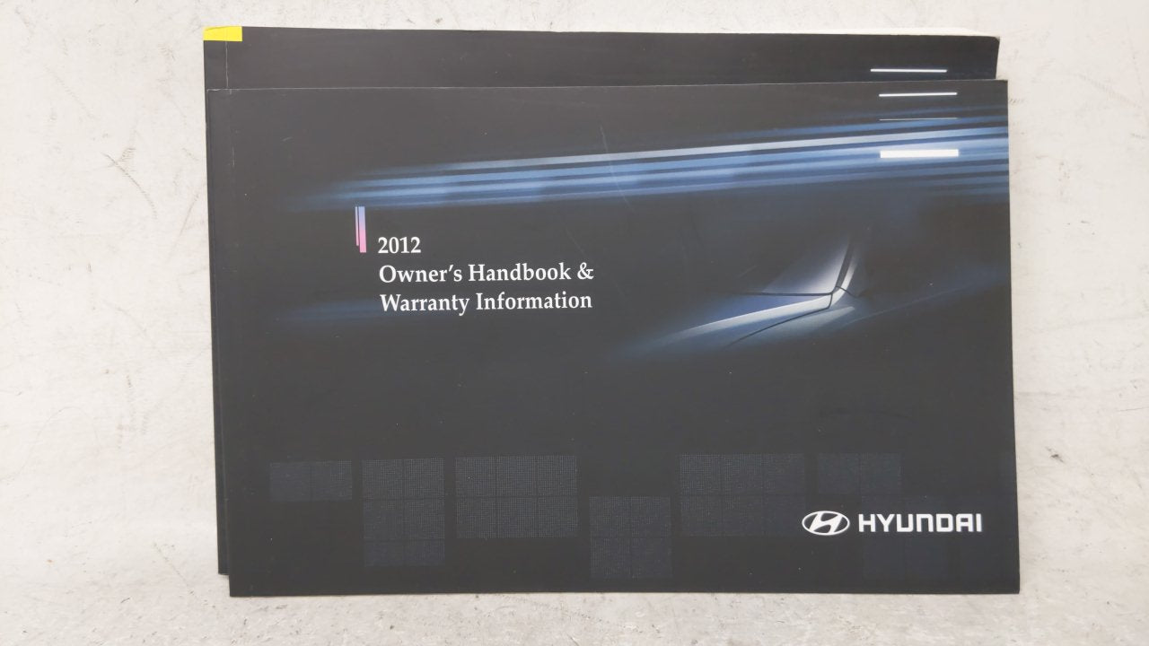 2012 Hyundai Elantra Owners Manual Book Guide OEM Used Auto Parts - Oemusedautoparts1.com