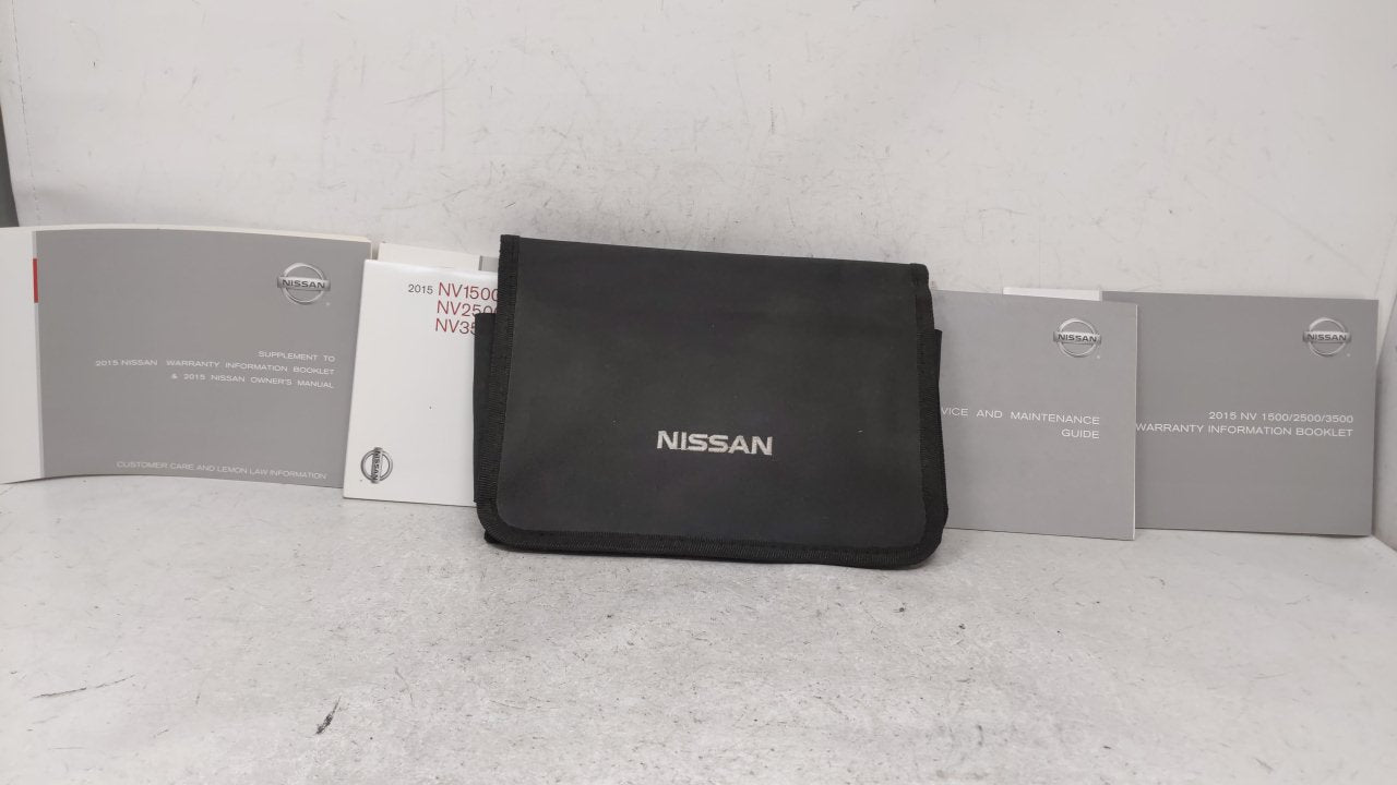 2015 Nissan Nv1500 Owners Manual Book Guide OEM Used Auto Parts - Oemusedautoparts1.com