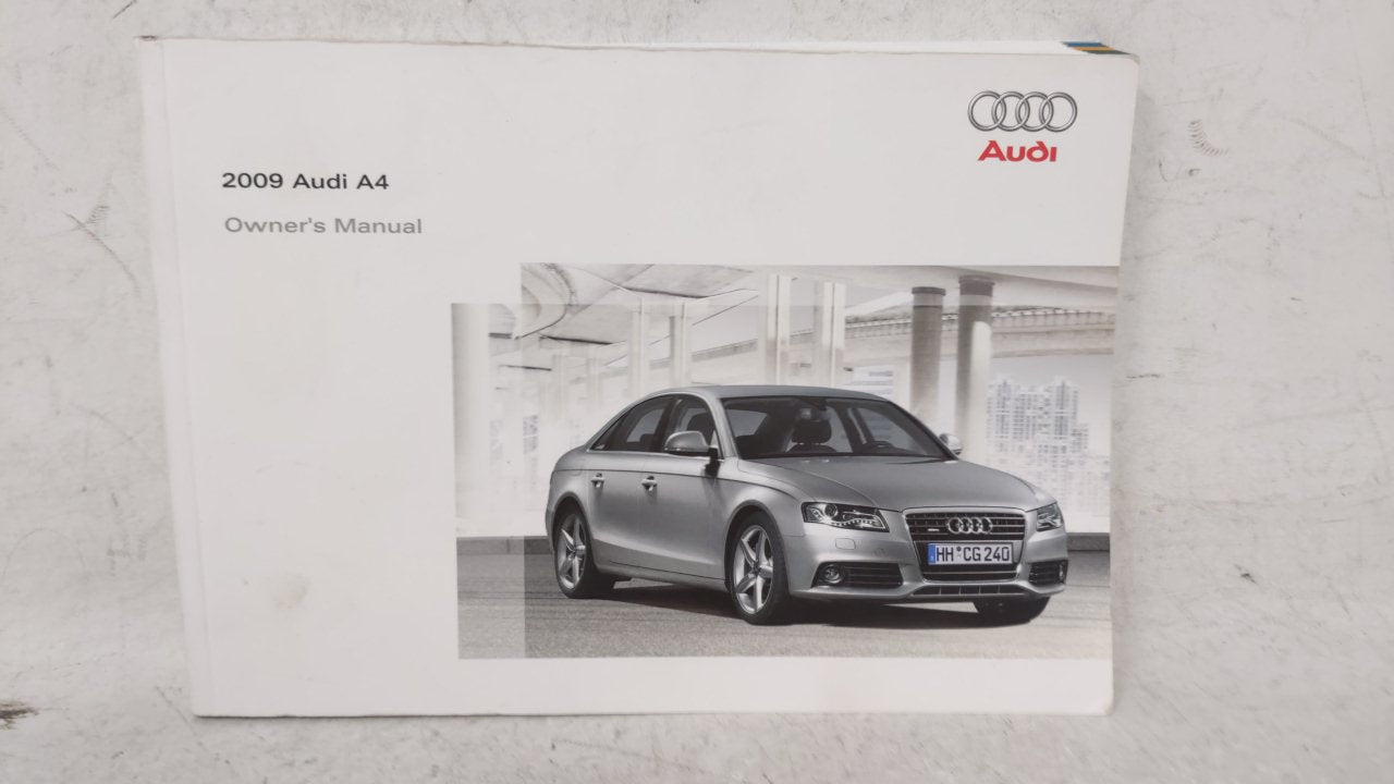 2009 Audi A4 Owners Manual Book Guide OEM Used Auto Parts - Oemusedautoparts1.com