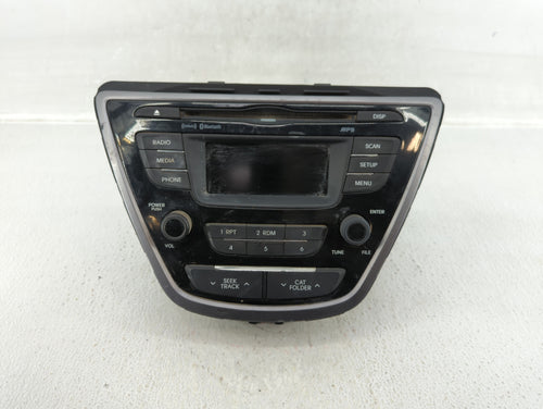 2011-2013 Hyundai Elantra Radio AM FM Cd Player Receiver Replacement P/N:96170-3X165RA5 Fits 2011 2012 2013 OEM Used Auto Parts