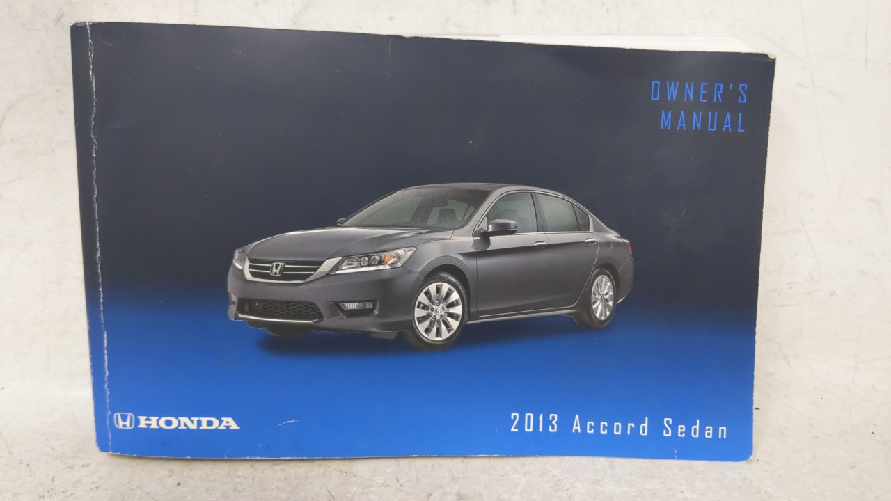 2013 Honda Accord Owners Manual Book Guide OEM Used Auto Parts - Oemusedautoparts1.com