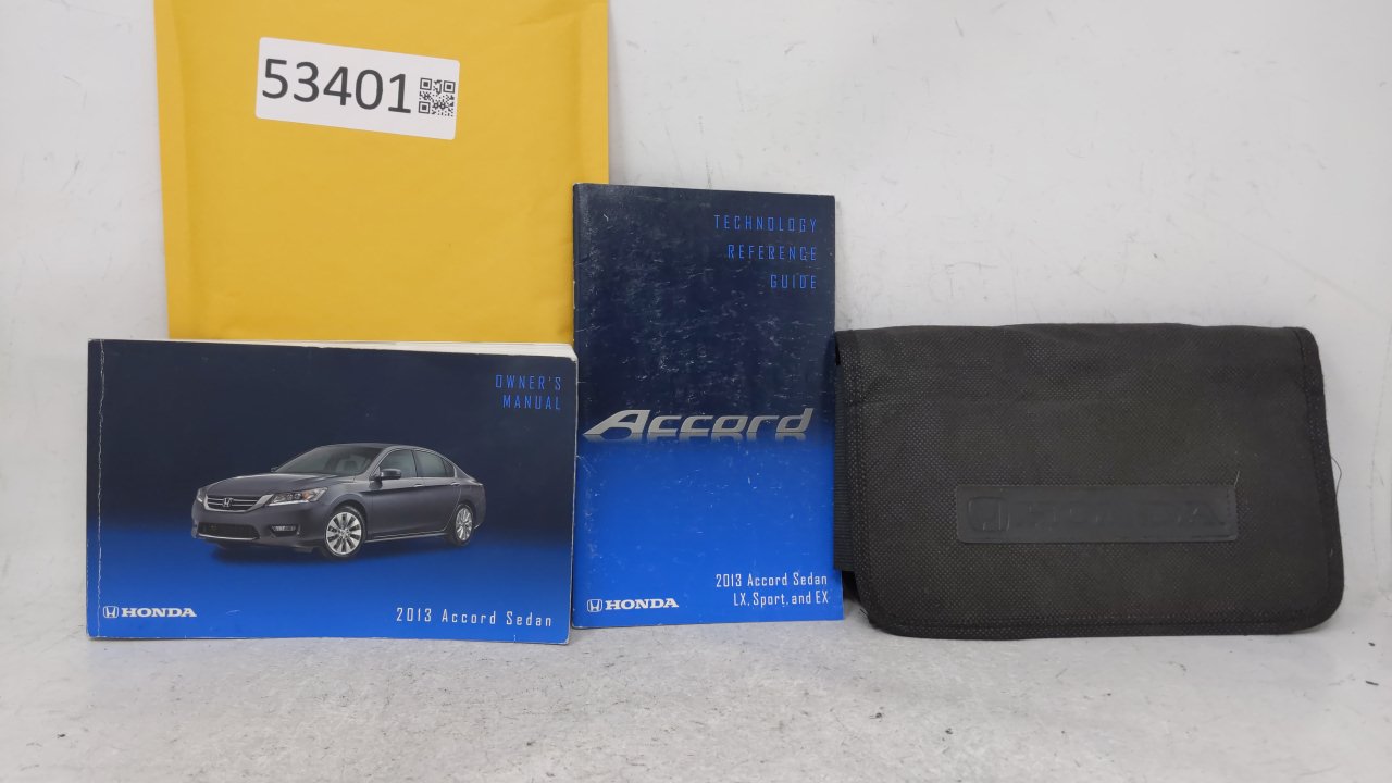 2013 Honda Accord Owners Manual Book Guide OEM Used Auto Parts - Oemusedautoparts1.com