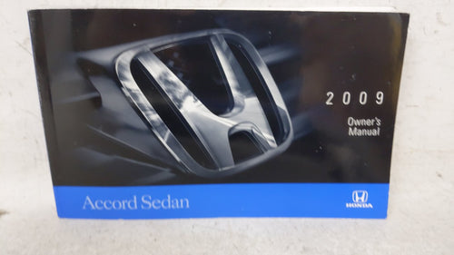 2009 Honda Accord Owners Manual Book Guide OEM Used Auto Parts