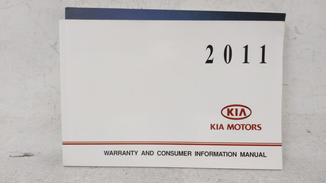 2011 Kia Sorento Owners Manual Book Guide OEM Used Auto Parts - Oemusedautoparts1.com