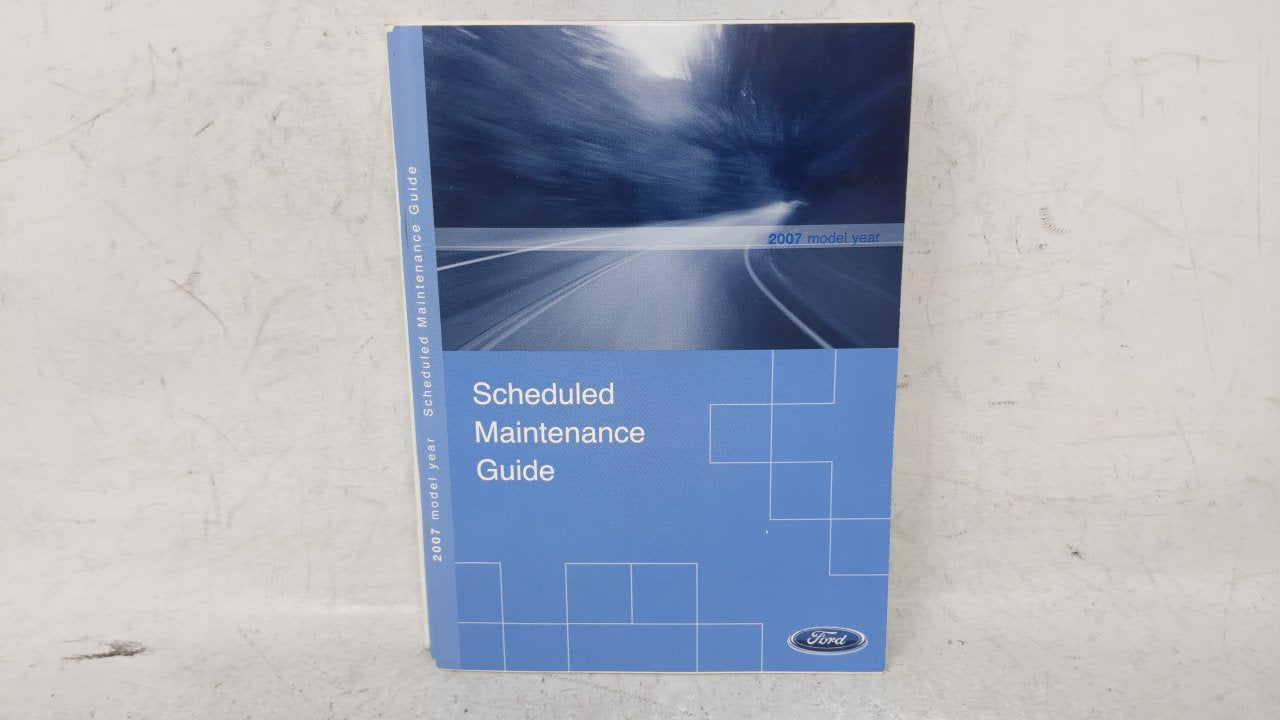 2007 Ford Fusion Owners Manual Book Guide OEM Used Auto Parts - Oemusedautoparts1.com