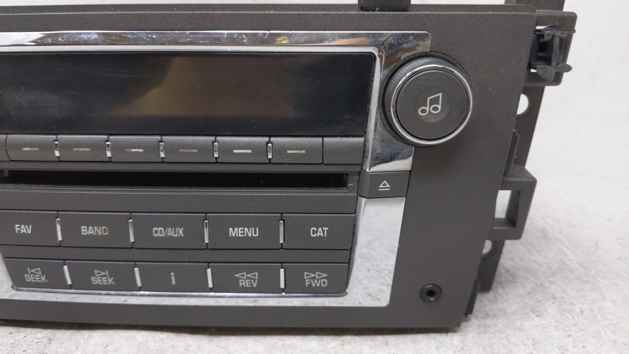 2008-2011 Cadillac Dts Radio AM FM Cd Player Receiver Replacement Fits 2008 2009 2010 2011 OEM Used Auto Parts - Oemusedautoparts1.com