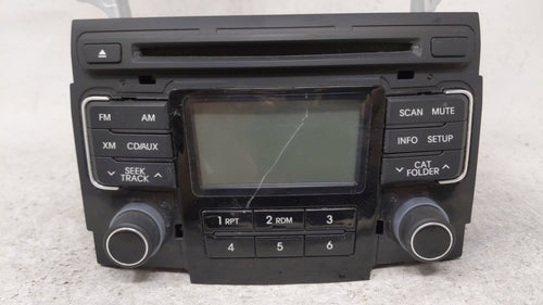 2011 Hyundai Sonata Radio AM FM Cd Player Receiver Replacement P/N:96180-3Q000 Fits OEM Used Auto Parts