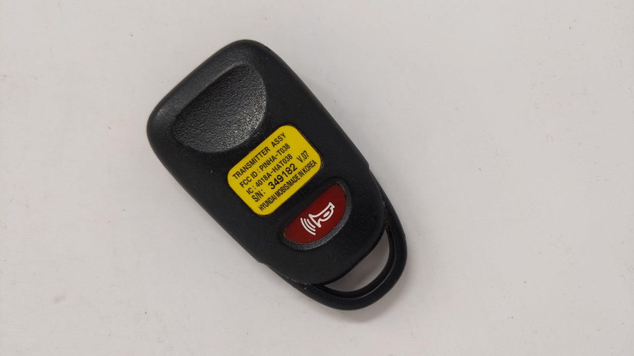 Hyundai Santa Fe Keyless Entry Remote Fob Pinha-T038 3 Buttons - Oemusedautoparts1.com