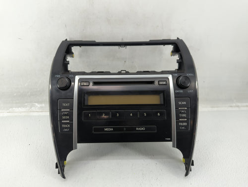 2012-2013 Toyota Camry Radio AM FM Cd Player Receiver Replacement P/N:86120-06340 Fits 2012 2013 OEM Used Auto Parts