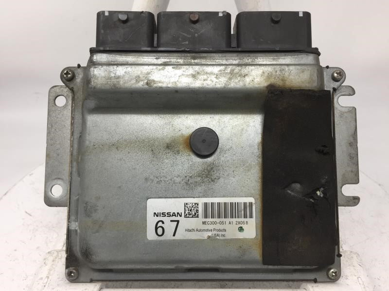 2013 Nissan Altima PCM Engine Computer ECU ECM PCU OEM P/N:MEC300-051 A1 2.5L AT Fits 2014 OEM Used Auto Parts - Oemusedautoparts1.com