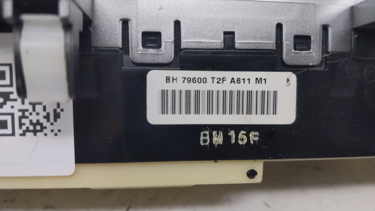 2013-2015 Honda Accord Climate Control Module Temperature AC/Heater Replacement P/N:BH 79600 T2F A611 M1 Fits 2013 2014 2015 OEM Used Auto Parts - Oemusedautoparts1.com