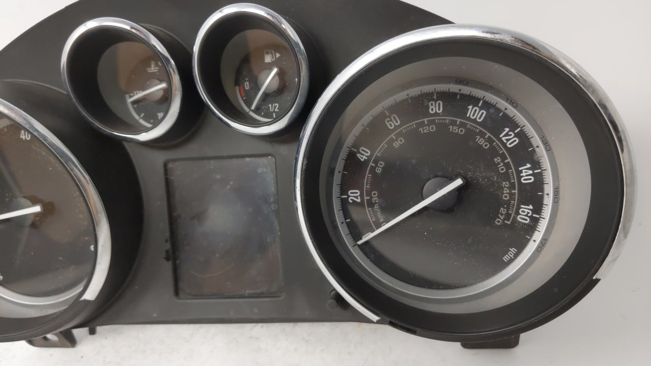 2013 Buick Verano Instrument Cluster Speedometer Gauges P/N:22978276 Fits OEM Used Auto Parts - Oemusedautoparts1.com