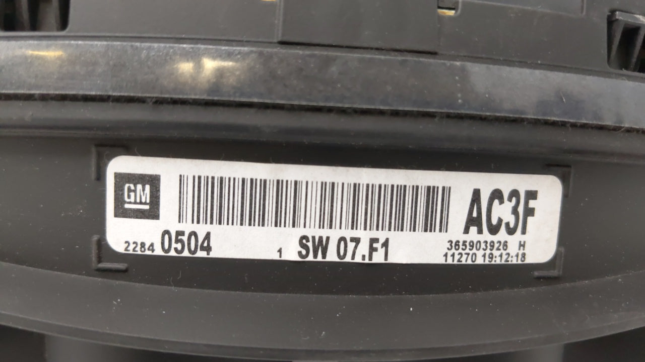 2012 Buick Regal Instrument Cluster Speedometer Gauges P/N:22840504 Fits OEM Used Auto Parts - Oemusedautoparts1.com