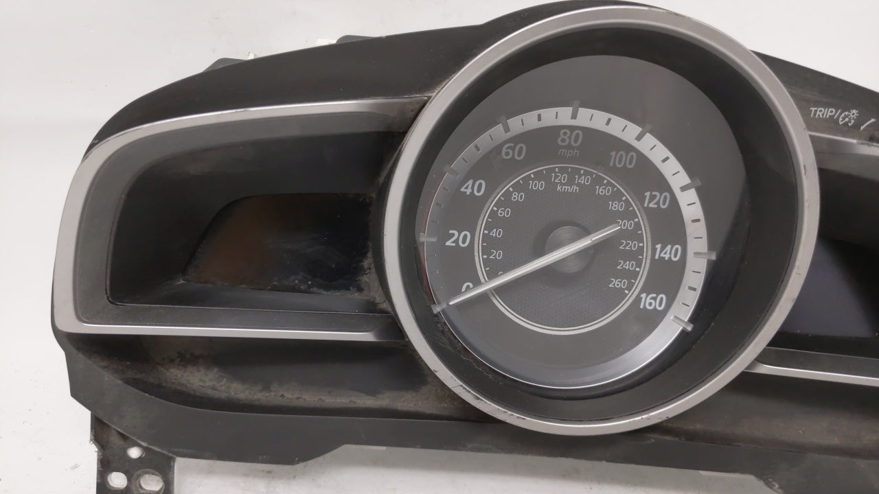 2014 Mazda 3 Instrument Cluster Speedometer Gauges P/N:HABHN1F Fits OEM Used Auto Parts - Oemusedautoparts1.com