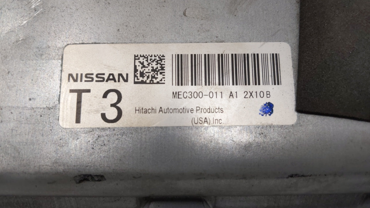 2011-2013 Nissan Altima PCM Engine Computer ECU ECM PCU OEM P/N:MEC114-100 E1 1825A Fits 2011 2012 2013 OEM Used Auto Parts - Oemusedautoparts1.com