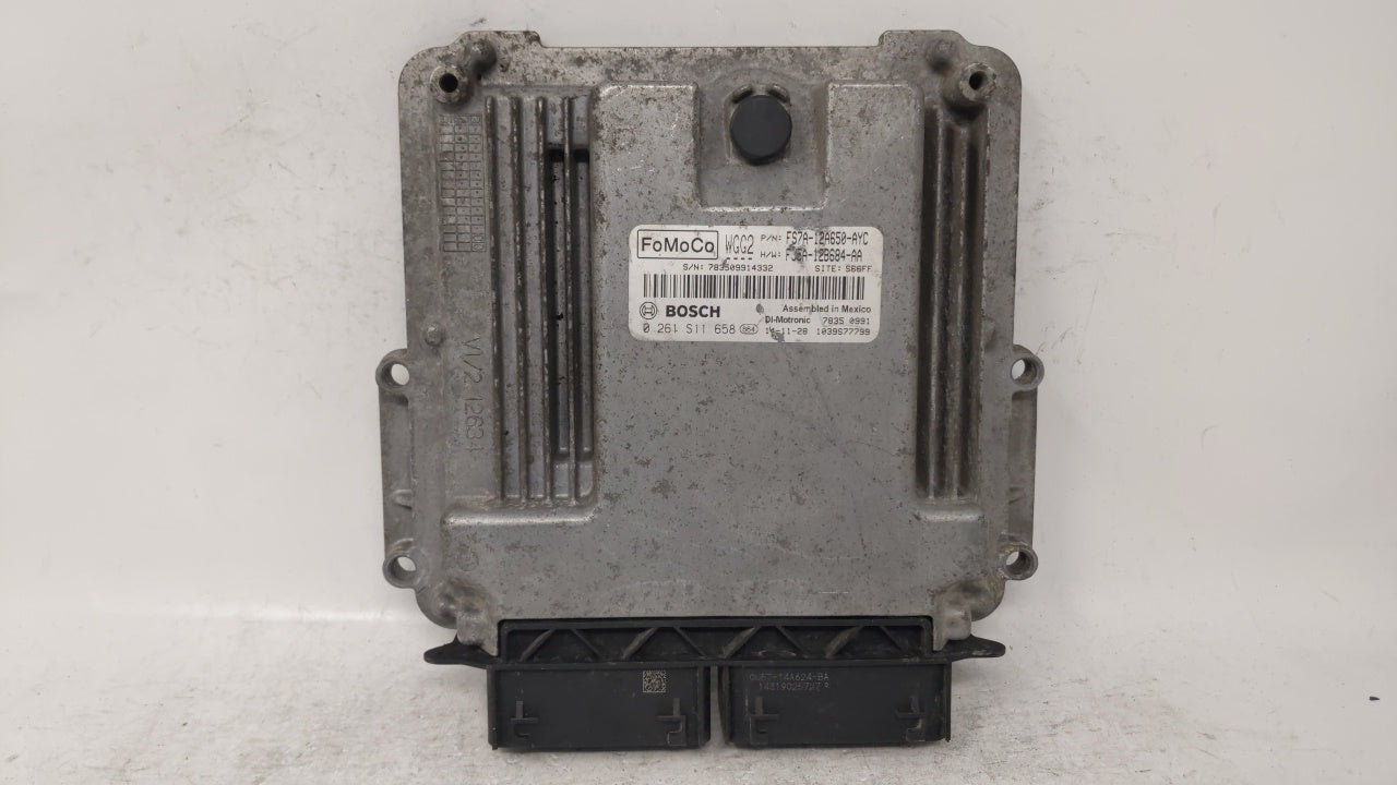 2015 Ford Fusion PCM Engine Computer ECU ECM PCU OEM P/N:FS7A-12A650-AUC FS7A-12A650-AYC Fits OEM Used Auto Parts - Oemusedautoparts1.com