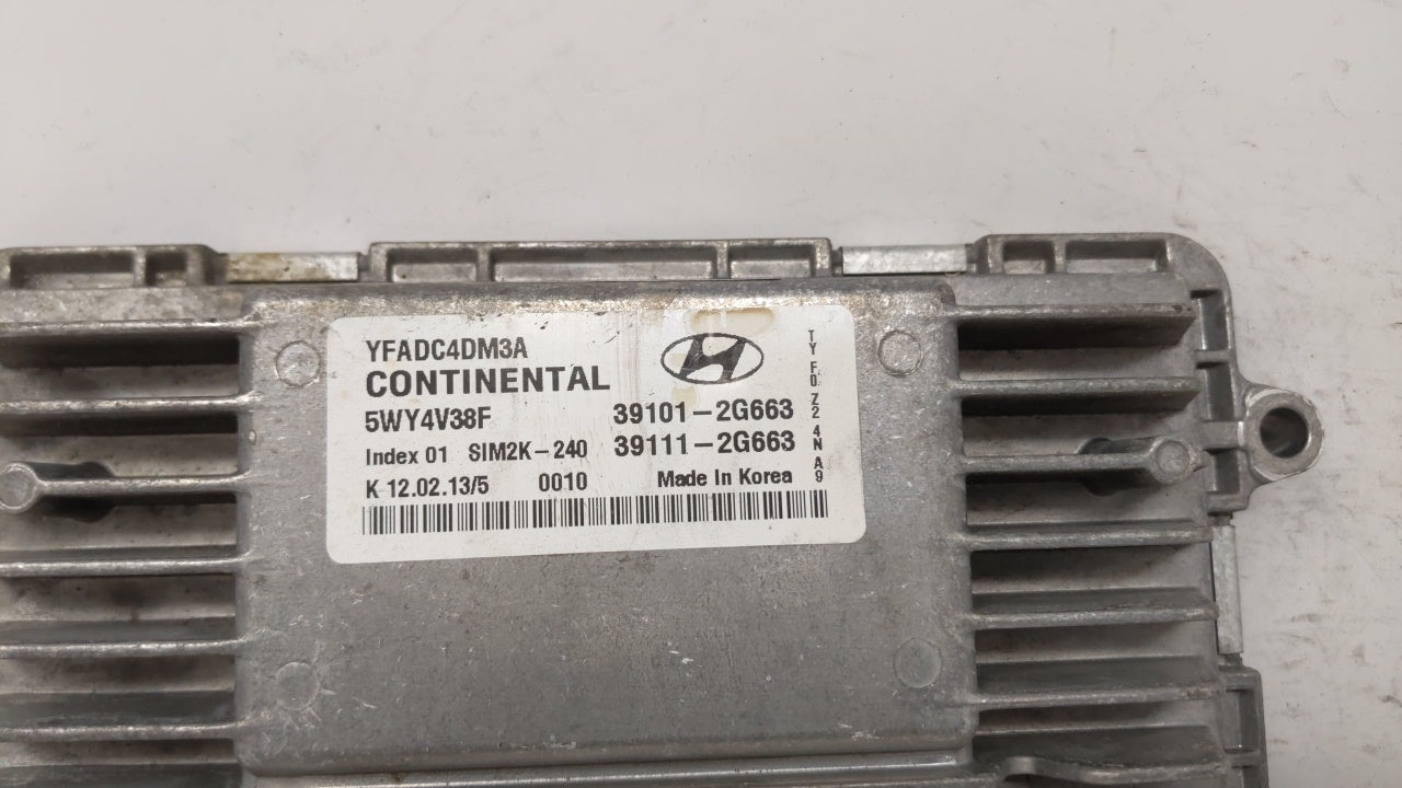 Hyundai Sonata PCM Engine Computer ECU ECM PCU OEM Fits OEM Used Auto Parts - Oemusedautoparts1.com