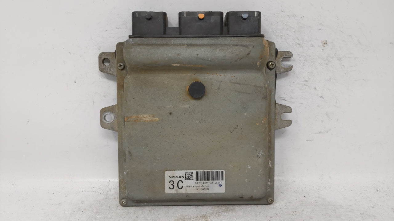 2010 Nissan Altima PCM Engine Computer ECU ECM PCU OEM P/N:MEC114-011 Fits OEM Used Auto Parts - Oemusedautoparts1.com