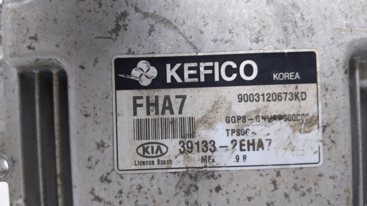 2016 Kia Soul PCM Engine Computer ECU ECM PCU OEM P/N:39133-2EHA7 Fits OEM Used Auto Parts - Oemusedautoparts1.com