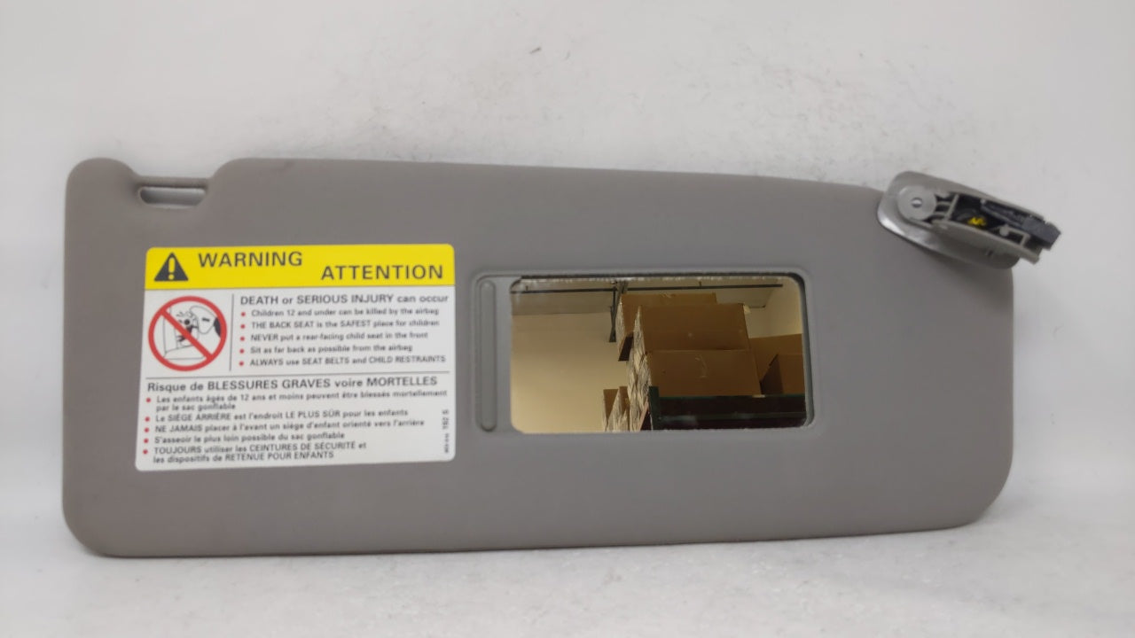 1998-2004 Audi A6 Passenger Right Sun Visor Sunvisor Gray 68200 Mirror - Oemusedautoparts1.com