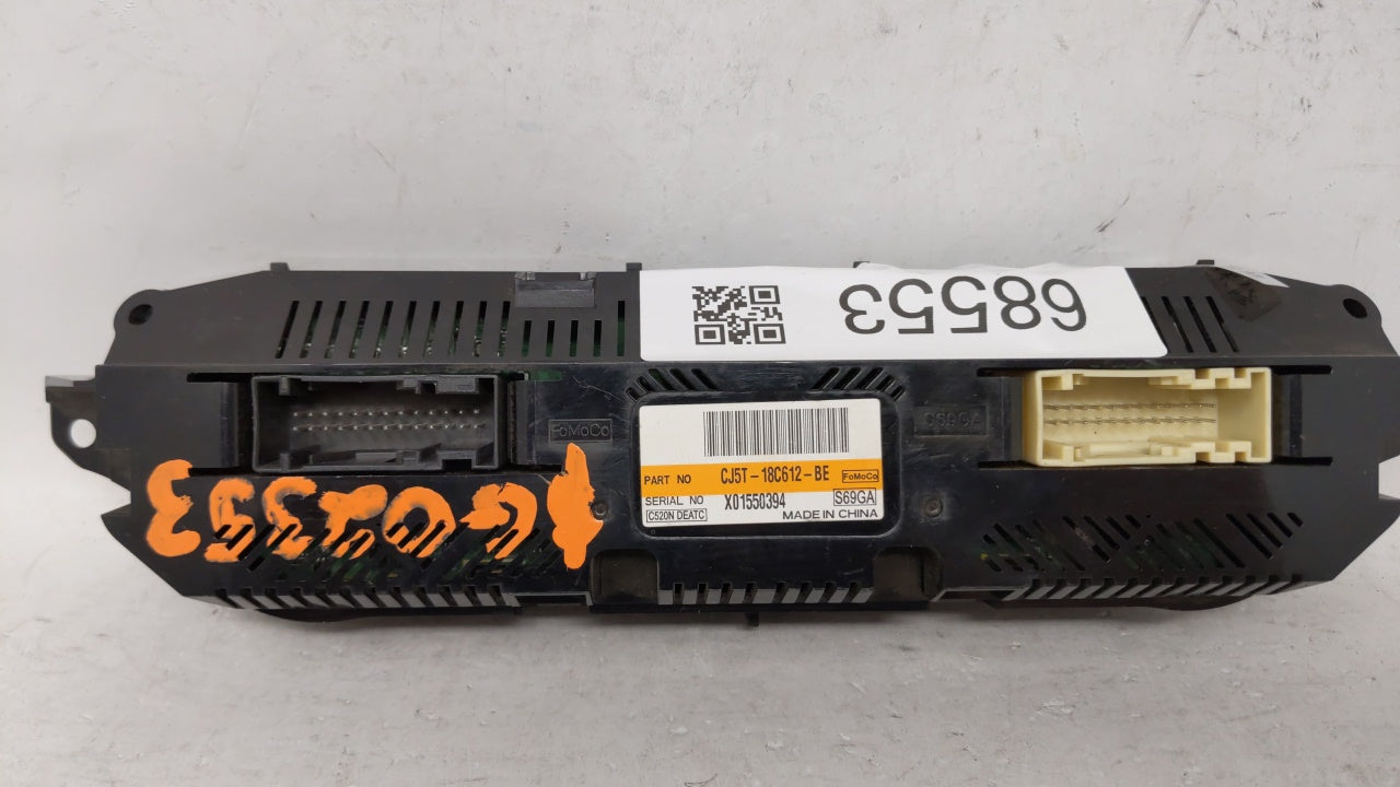 2015-2016 Ford Escape Climate Control Module Temperature AC/Heater Replacement P/N:CJ5T-18C612-BE Fits 2015 2016 OEM Used Auto Parts - Oemusedautoparts1.com