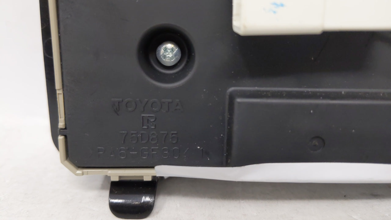 2013 Toyota Sienna Climate Control Module Temperature AC/Heater Replacement P/N:75D875 Fits 2011 2012 2014 OEM Used Auto Parts - Oemusedautoparts1.com