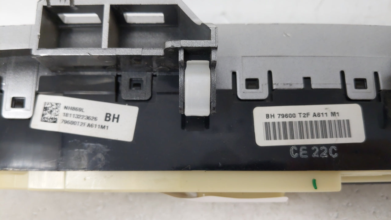 2013-2015 Honda Accord Climate Control Module Temperature AC/Heater Replacement P/N:NH869L Fits 2013 2014 2015 OEM Used Auto Parts - Oemusedautoparts1.com