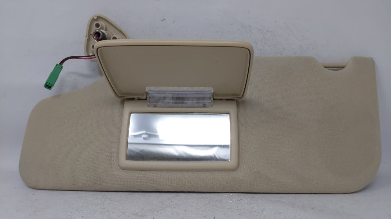 2008 Ford Taurus Sun Visor Shade Replacement Driver Left Mirror Fits OEM Used Auto Parts - Oemusedautoparts1.com