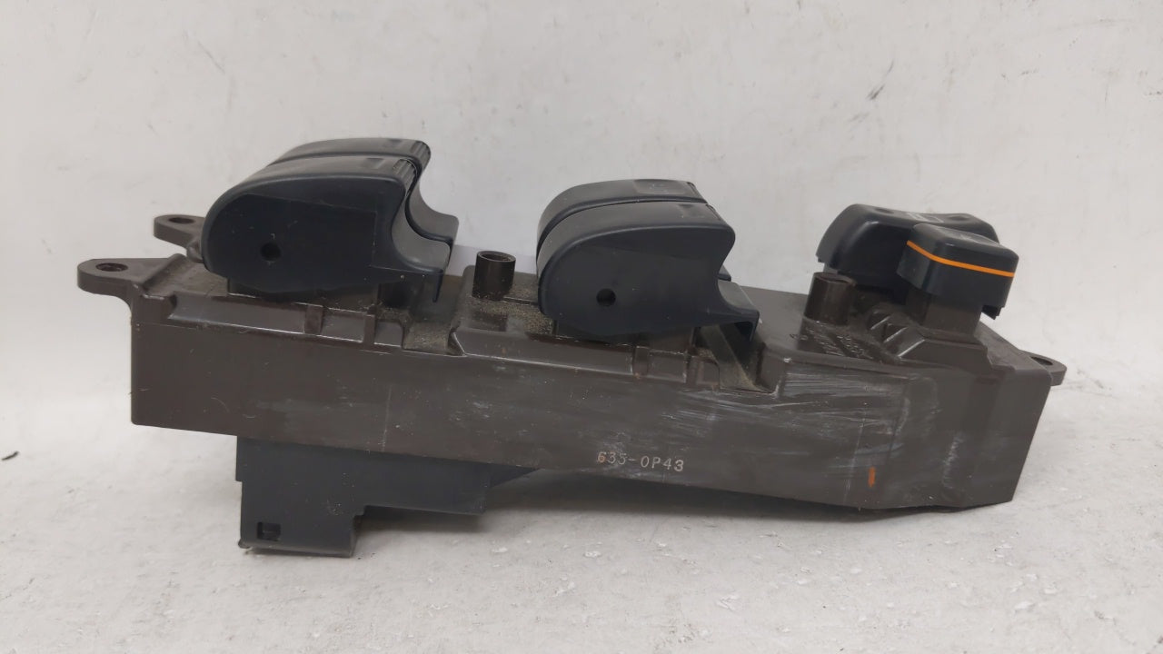2002-2006 Toyota Camry Master Power Window Switch Replacement Driver Side Left Fits 2002 2003 2004 2005 2006 2007 2008 2009 2010 OEM Used Auto Parts - Oemusedautoparts1.com