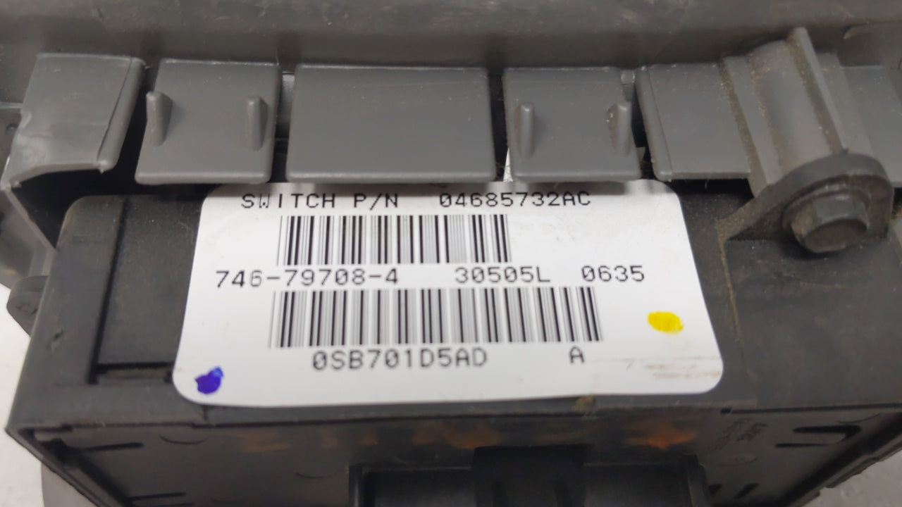 2004-2007 Cadillac Cts Driver Left Door Master Power Window Switch 69868 - Oemusedautoparts1.com