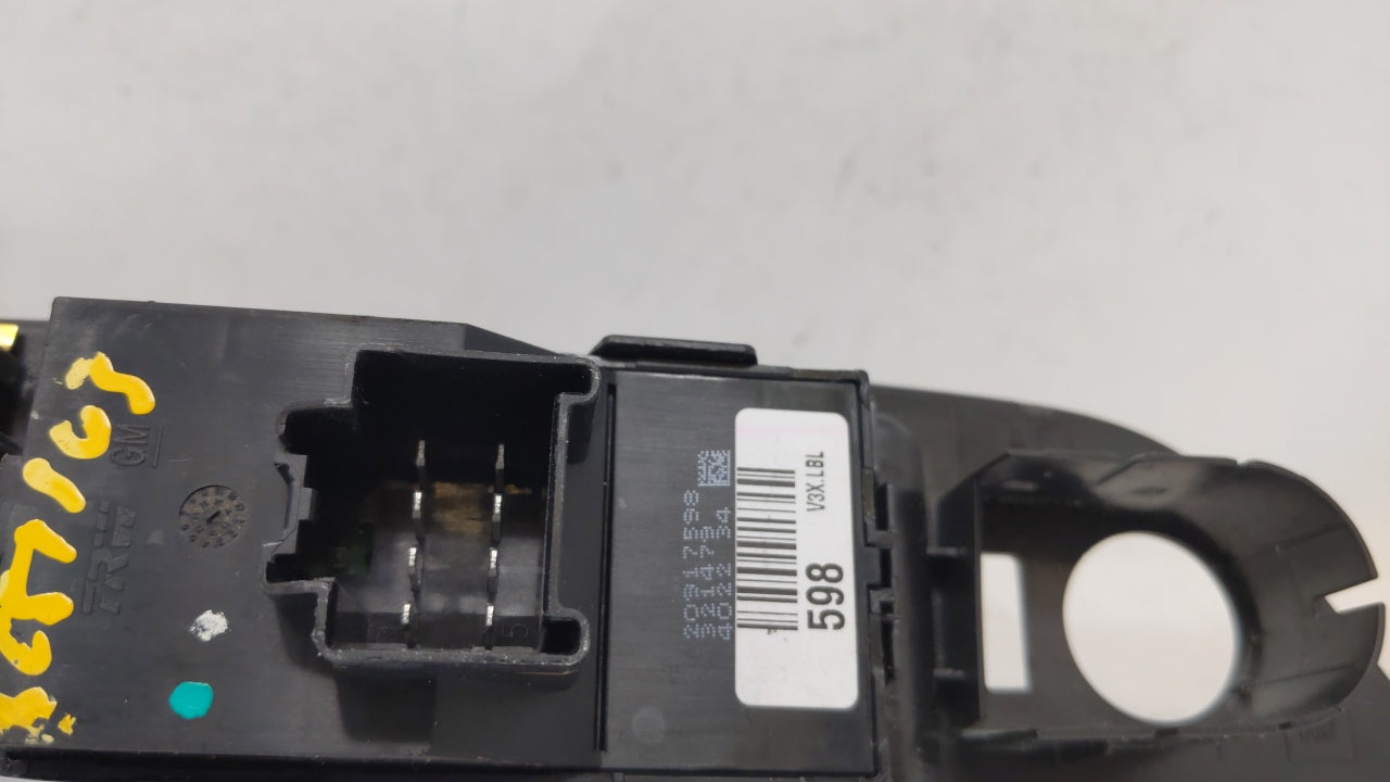 2010 Gmc Terrain Master Power Window Switch Replacement Driver Side Left Fits OEM Used Auto Parts - Oemusedautoparts1.com