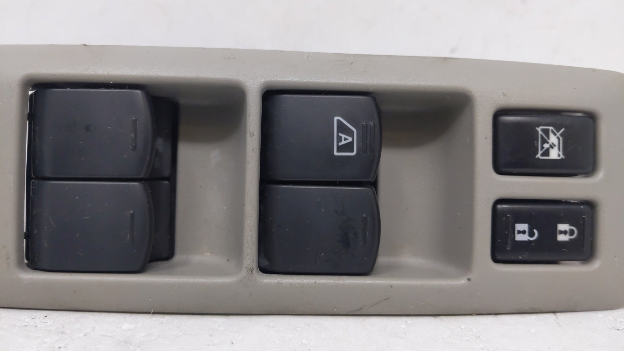 2014 Nissan X-Trail Master Power Window Switch Replacement Driver Side Left Fits OEM Used Auto Parts - Oemusedautoparts1.com