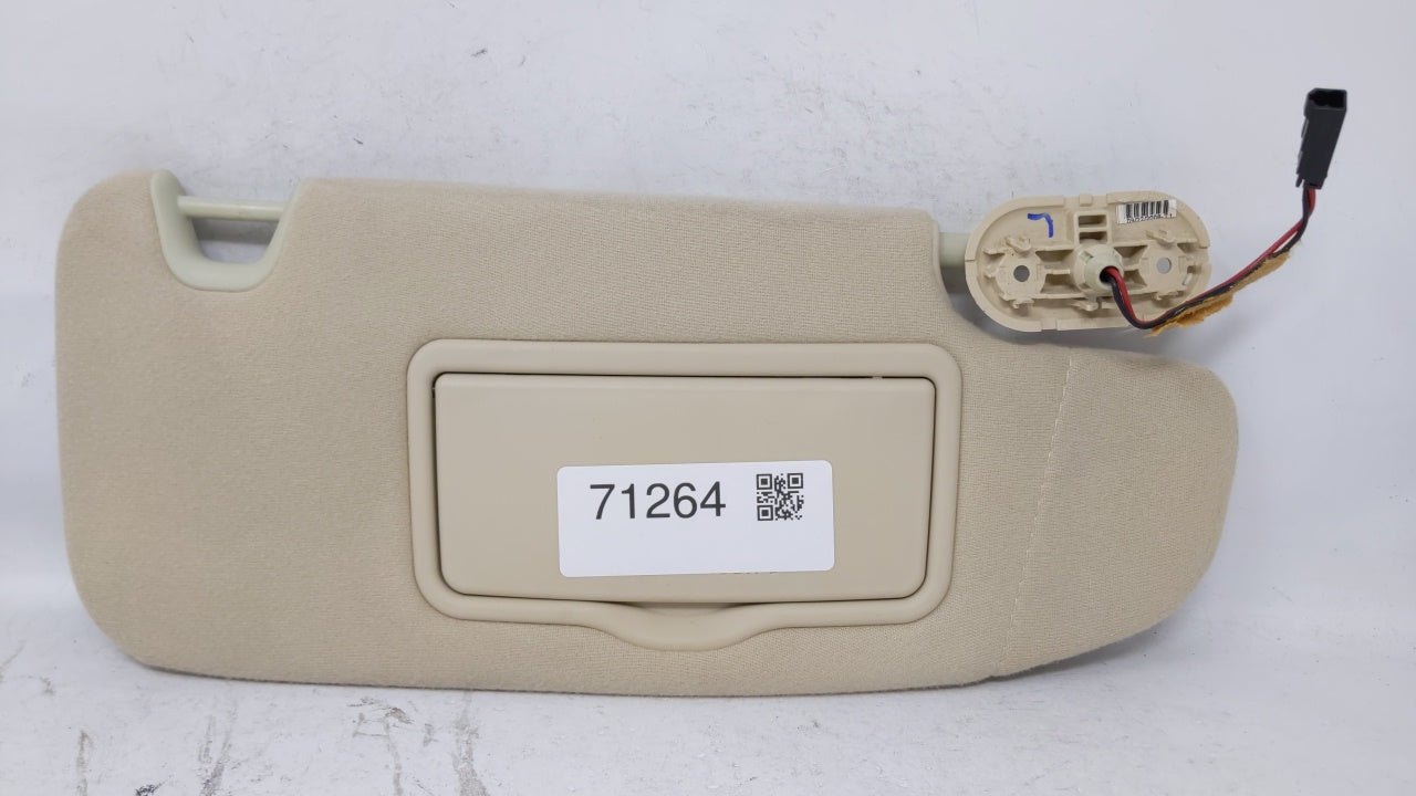 2006-2009 Ford Fusion Passenger Right Sun Visor Sunvisor Beige 71264 Mirror - Oemusedautoparts1.com