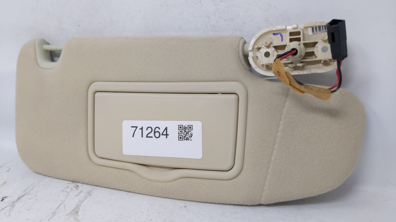 2006-2009 Ford Fusion Passenger Right Sun Visor Sunvisor Beige 71264 Mirror - Oemusedautoparts1.com