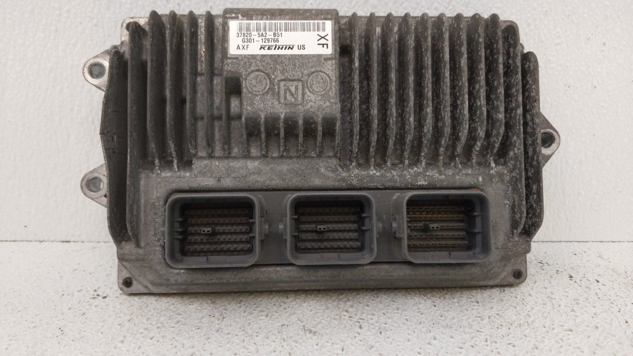 2014 Honda Accord PCM Engine Computer ECU ECM PCU OEM P/N:37820-5A2-B72 37820-5A3-L32 Fits OEM Used Auto Parts - Oemusedautoparts1.com