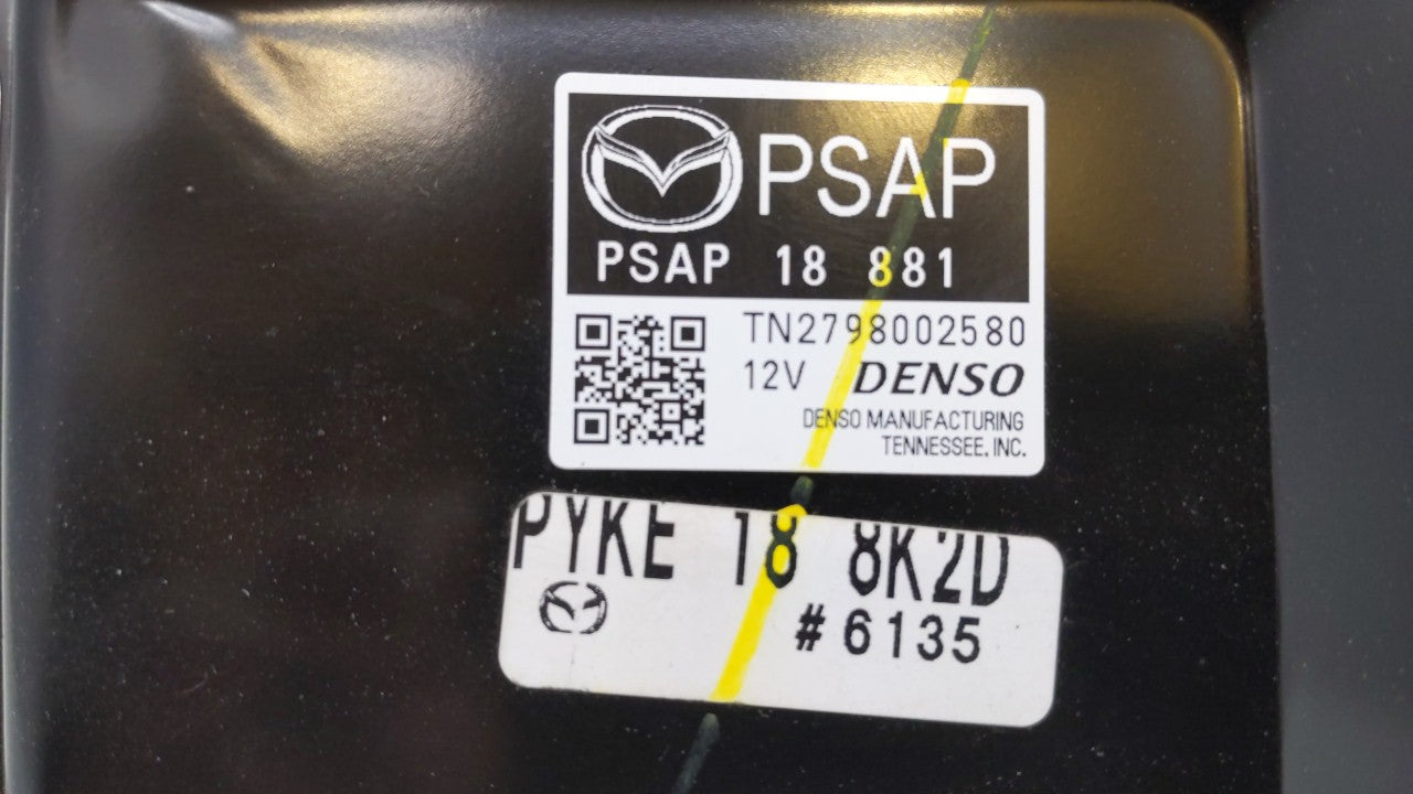 2010 Mazda Cx-7 PCM Engine Computer ECU ECM PCU OEM P/N:PSAP 18 881 Fits OEM Used Auto Parts - Oemusedautoparts1.com