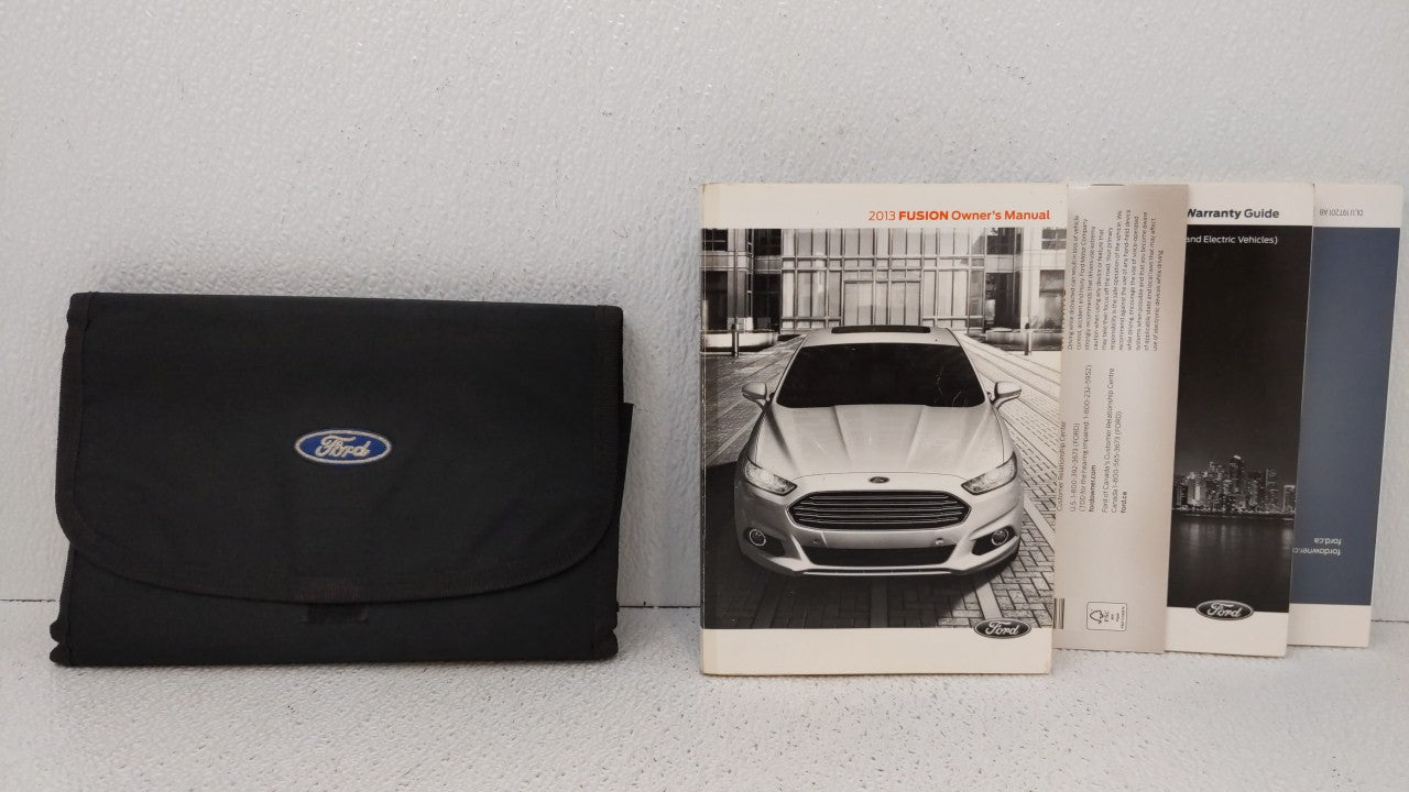 2013 Ford Fusion Owners Manual Book Guide OEM Used Auto Parts - Oemusedautoparts1.com