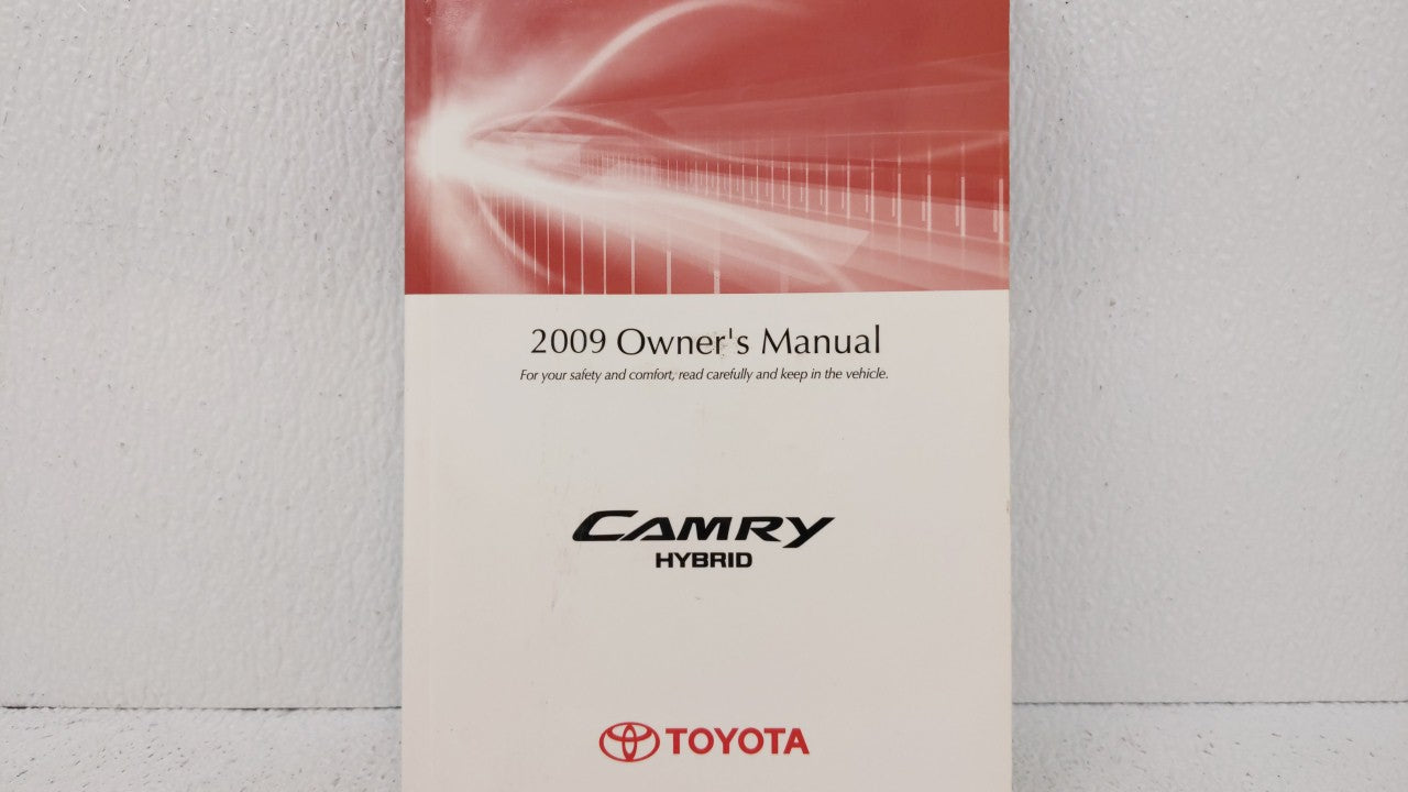 2009 Toyota Camry Owners Manual Book Guide OEM Used Auto Parts - Oemusedautoparts1.com