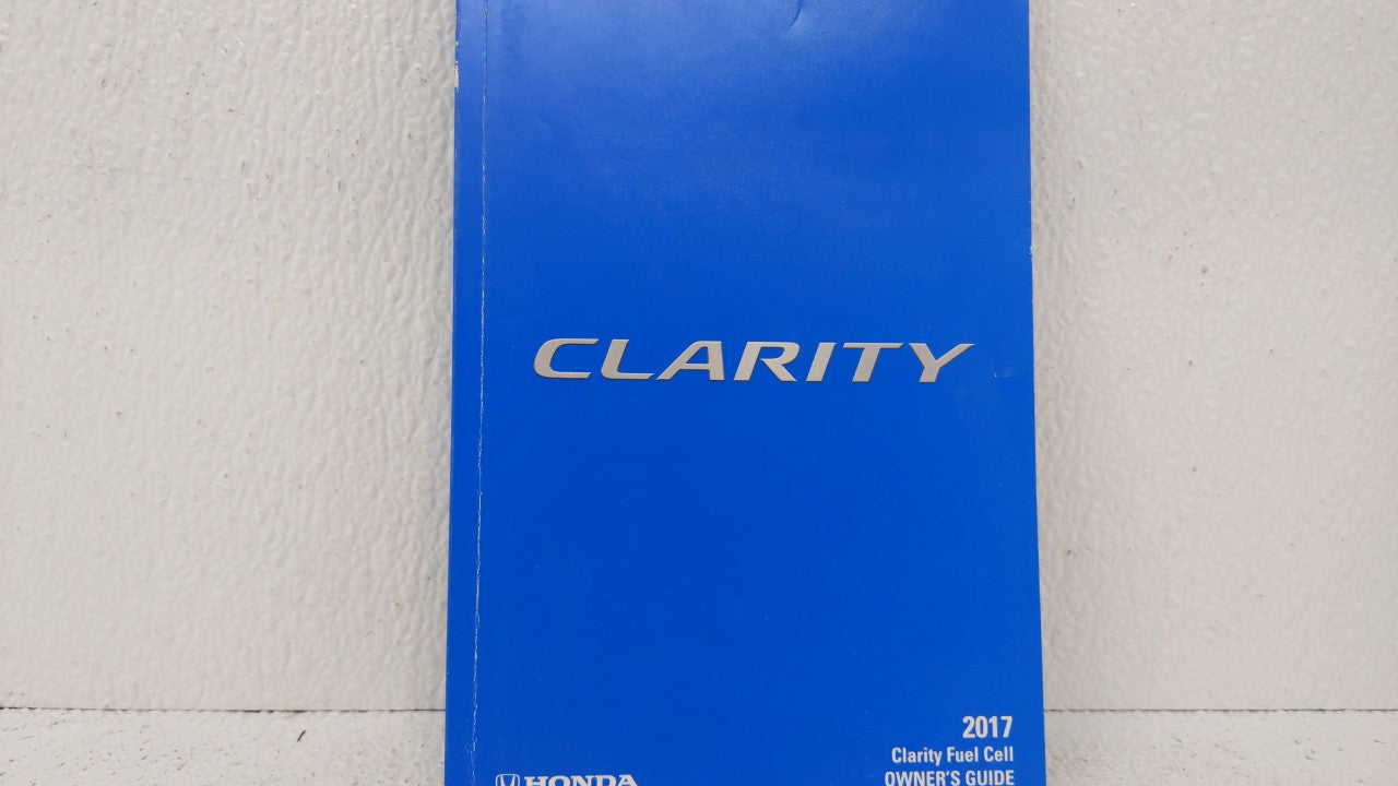 2017 Honda Clarity Owners Manual Book Guide OEM Used Auto Parts - Oemusedautoparts1.com