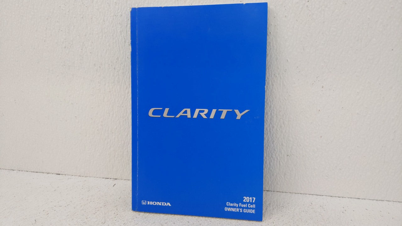 2017 Honda Clarity Owners Manual Book Guide OEM Used Auto Parts - Oemusedautoparts1.com