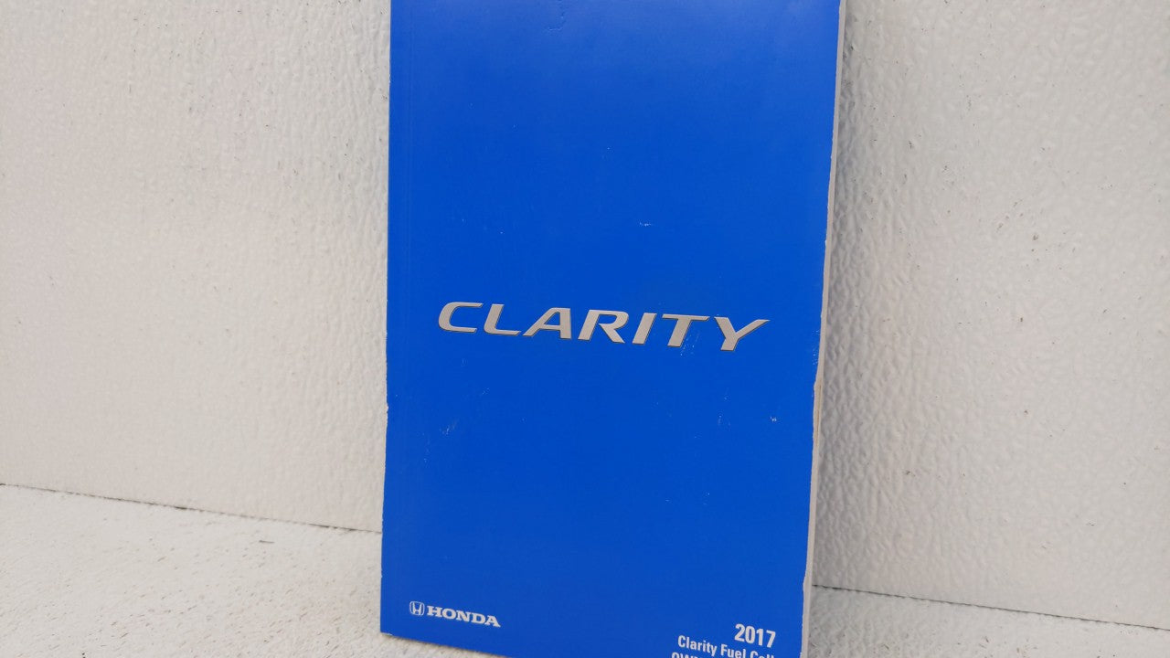 2017 Honda Clarity Owners Manual Book Guide OEM Used Auto Parts - Oemusedautoparts1.com