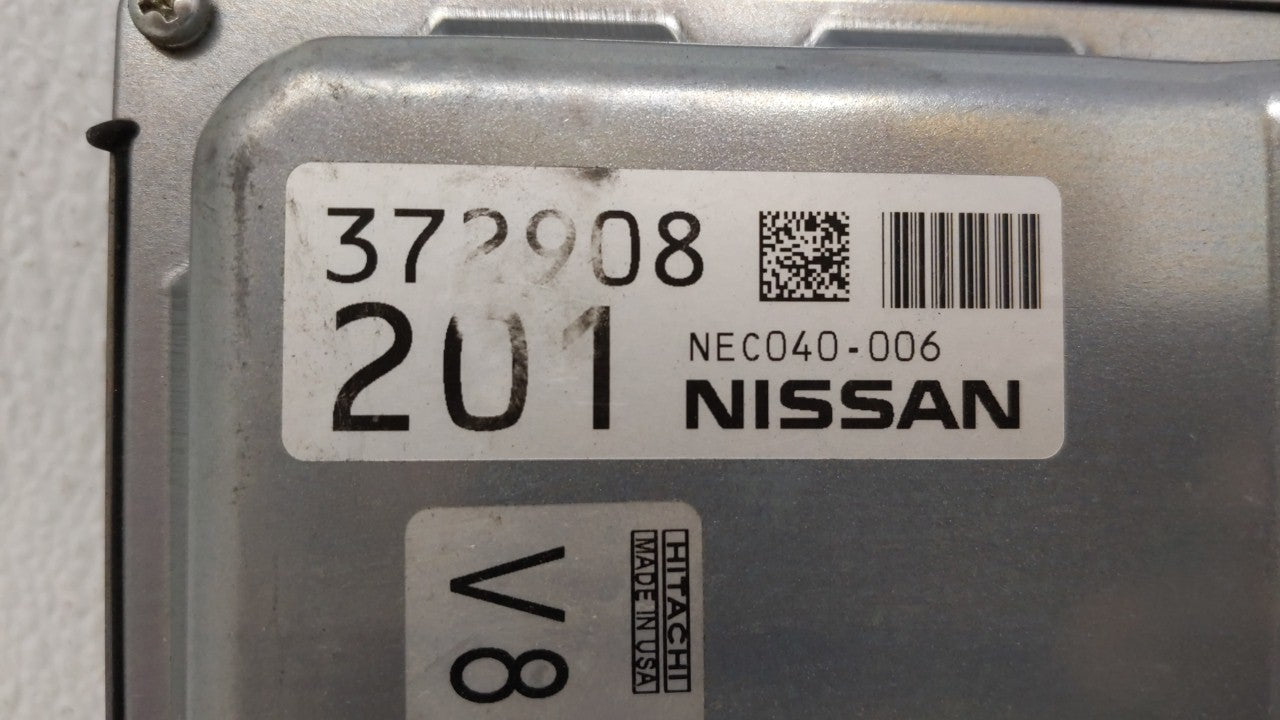 2018 Nissan Altima PCM Engine Computer ECU ECM PCU OEM P/N:NEC026-076 NEC029-053 Fits OEM Used Auto Parts - Oemusedautoparts1.com