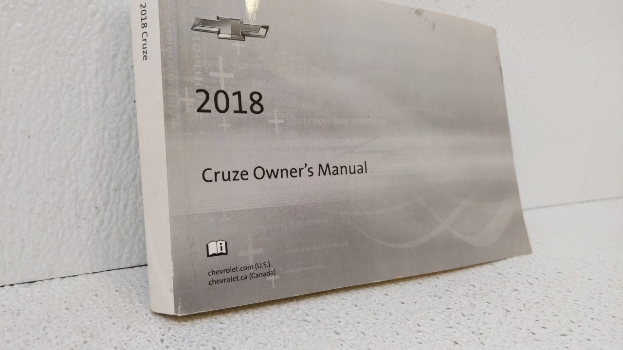 2018 Chevrolet Cruze Owners Manual Book Guide OEM Used Auto Parts - Oemusedautoparts1.com