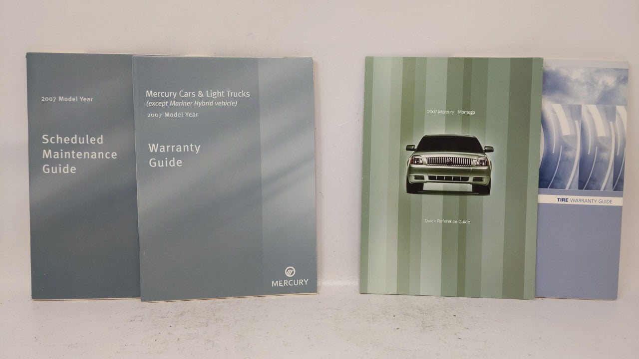 2007 Mercury Montego Owners Manual Book Guide OEM Used Auto Parts - Oemusedautoparts1.com
