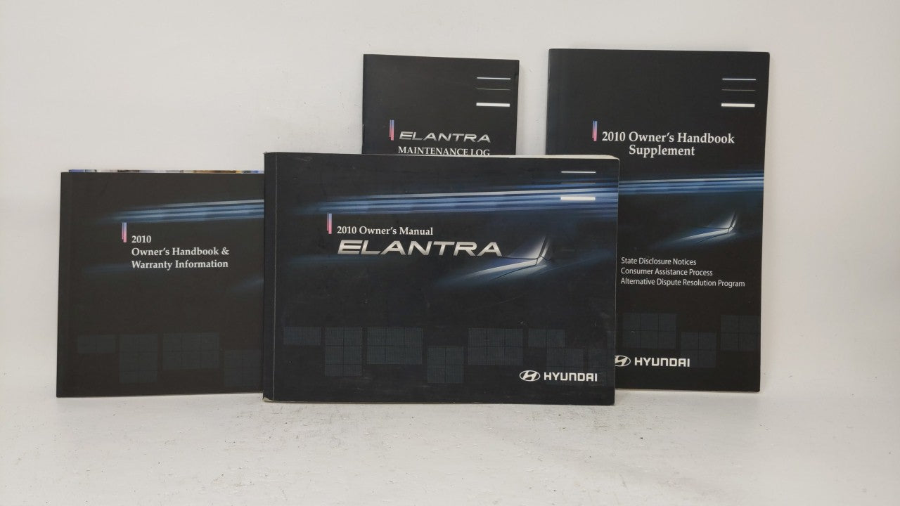 2010 Hyundai Elantra Owners Manual Book Guide OEM Used Auto Parts - Oemusedautoparts1.com