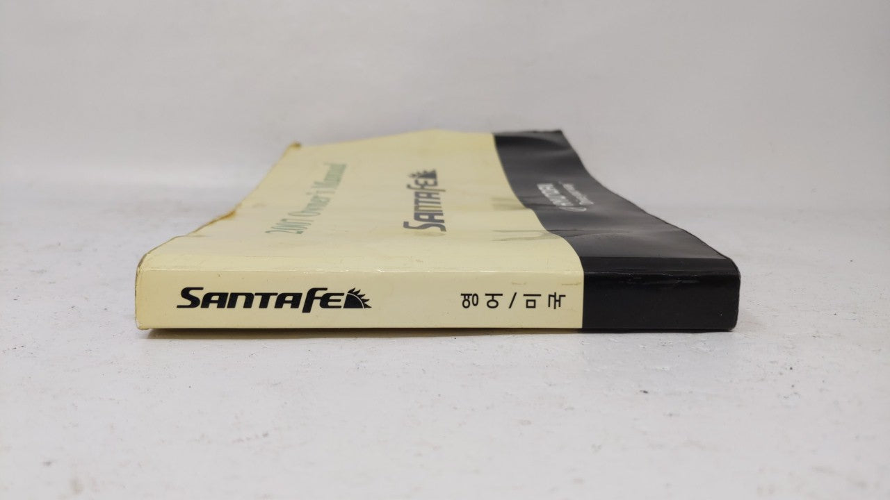 2007 Hyundai Santa Fe Owners Manual Book Guide OEM Used Auto Parts - Oemusedautoparts1.com